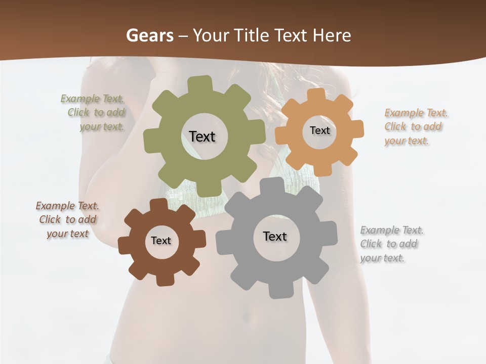 Legs Fit Summer PowerPoint Template