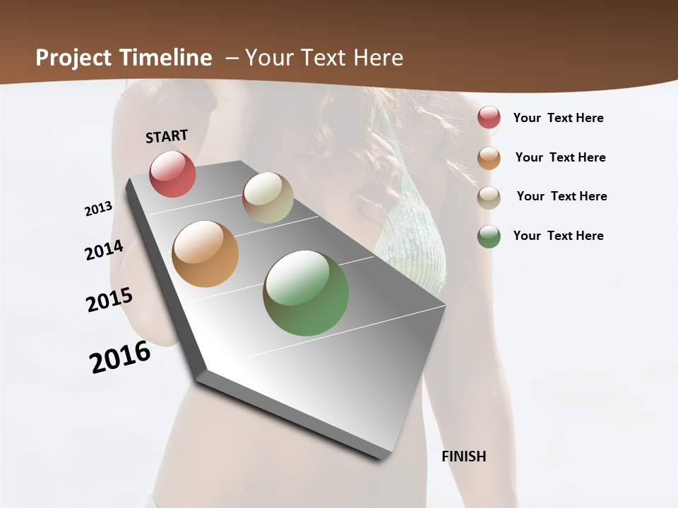 Legs Fit Summer PowerPoint Template