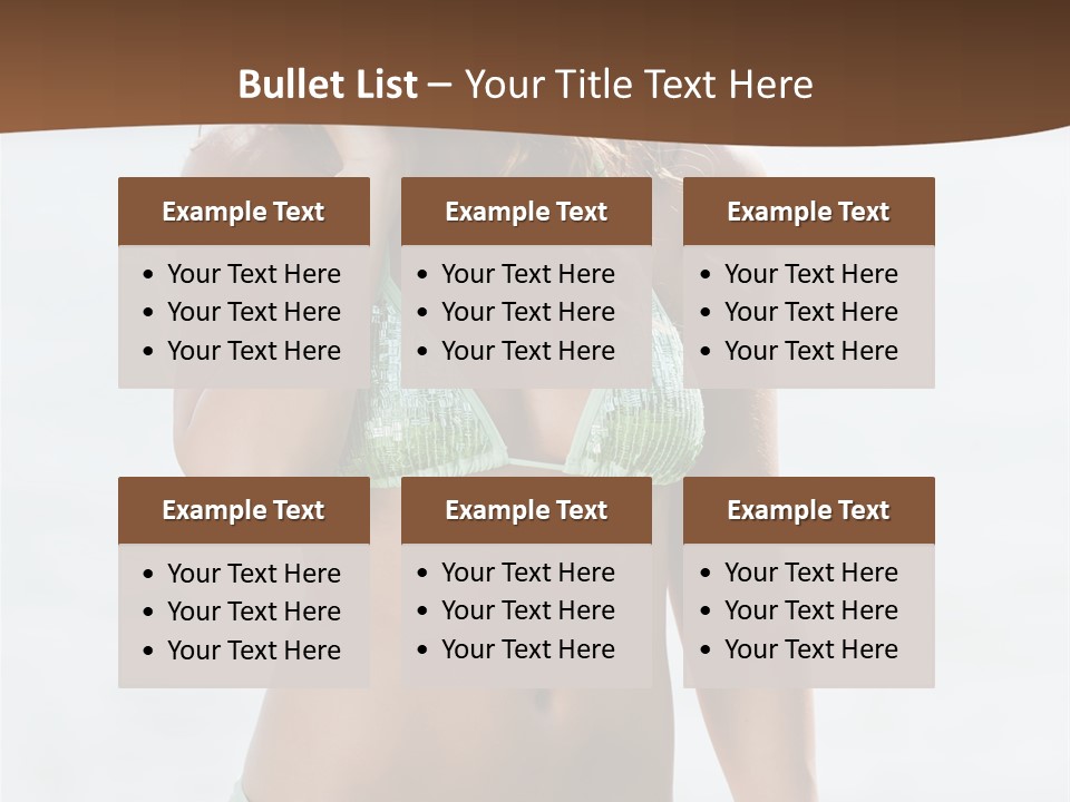 Legs Fit Summer PowerPoint Template