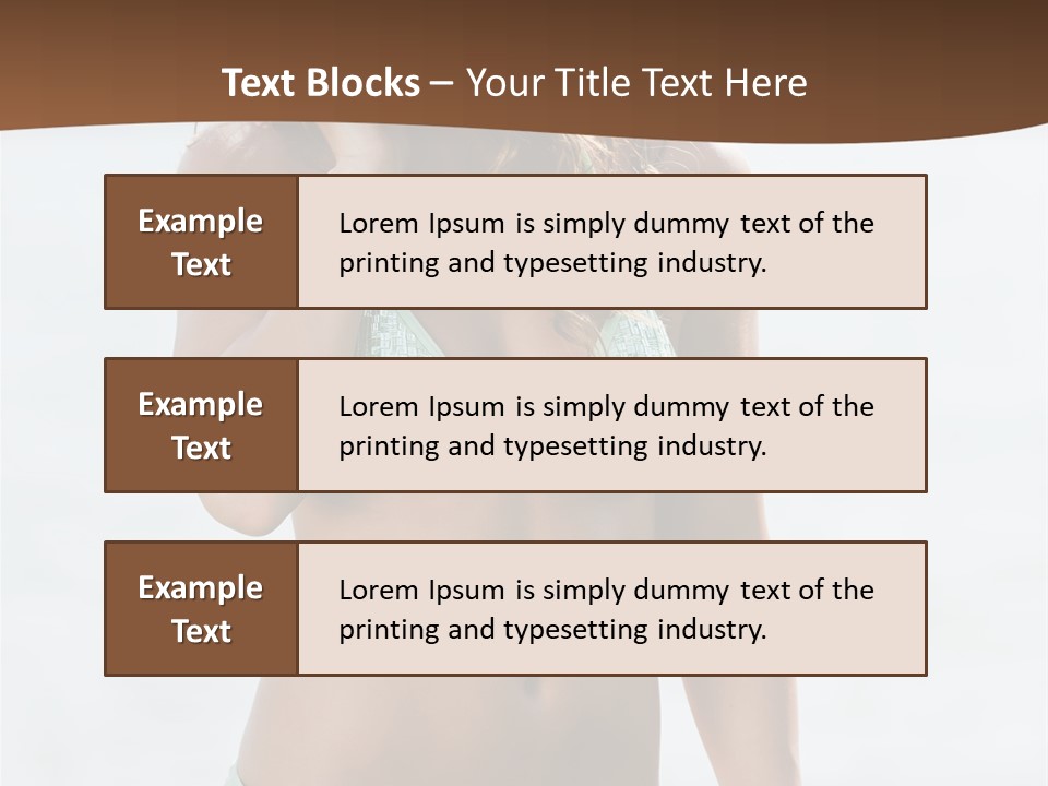 Legs Fit Summer PowerPoint Template