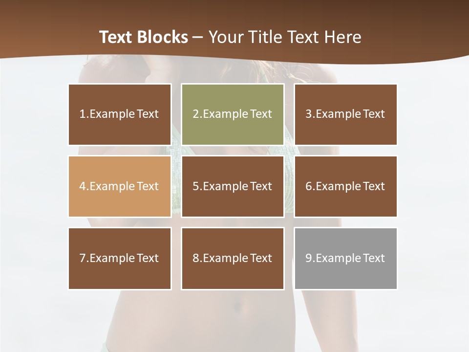 Legs Fit Summer PowerPoint Template