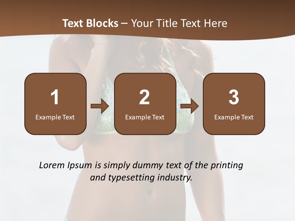 Legs Fit Summer PowerPoint Template