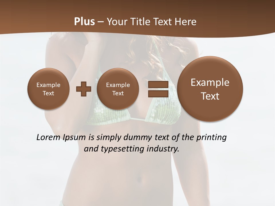 Legs Fit Summer PowerPoint Template