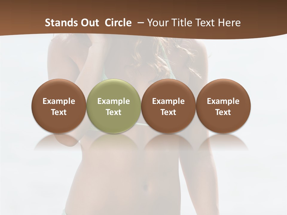 Legs Fit Summer PowerPoint Template