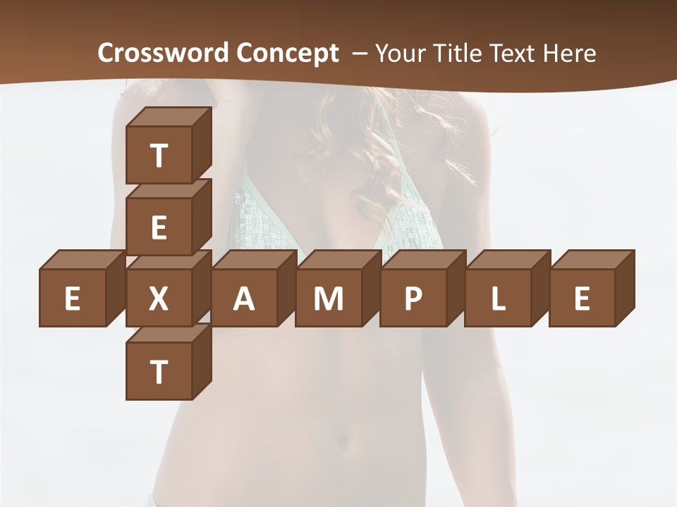 Legs Fit Summer PowerPoint Template