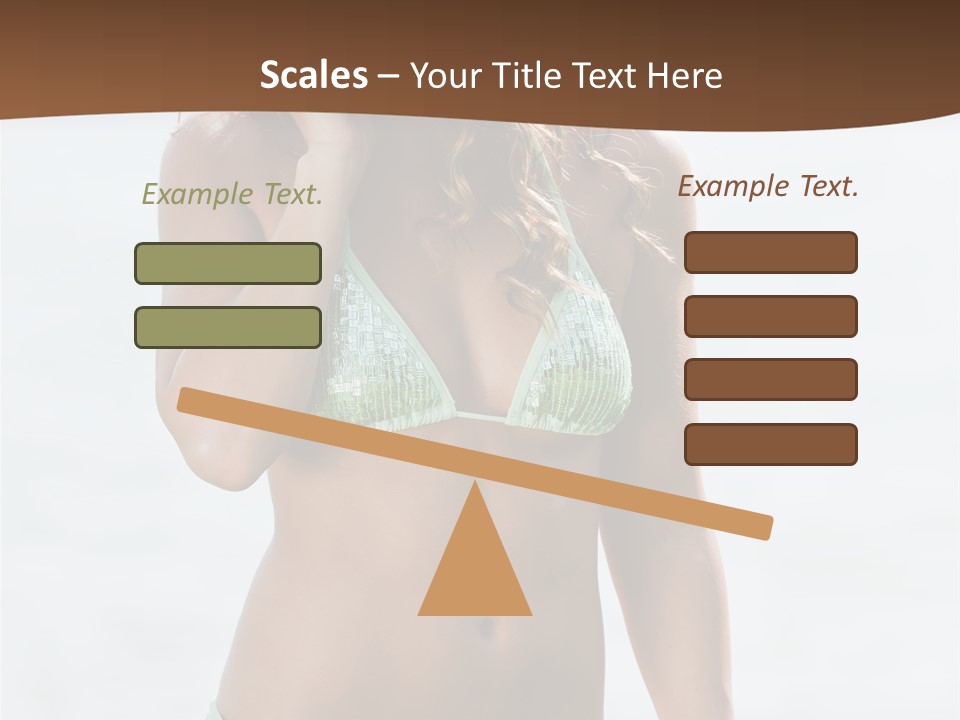 Legs Fit Summer PowerPoint Template