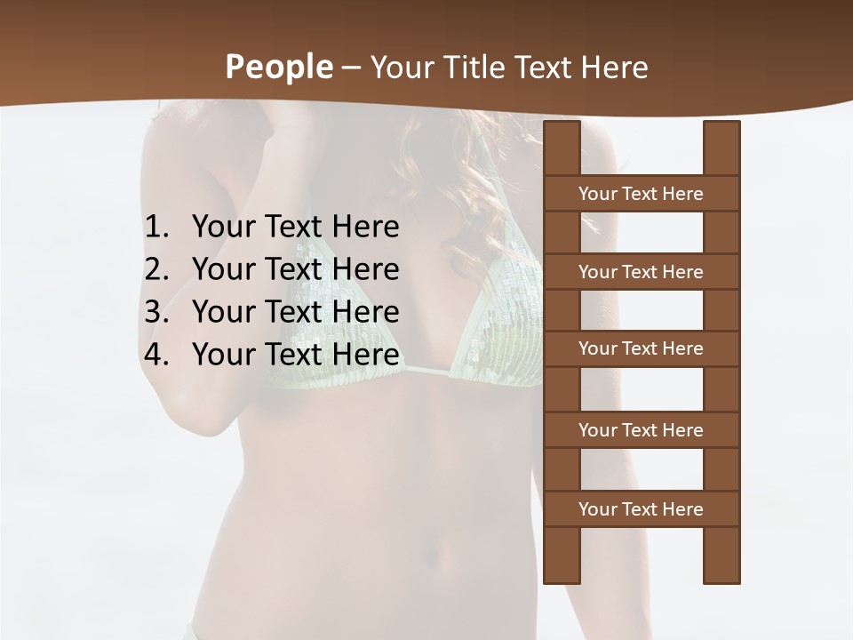 Legs Fit Summer PowerPoint Template