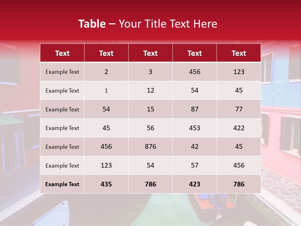 Sky Vivid Italy PowerPoint Template