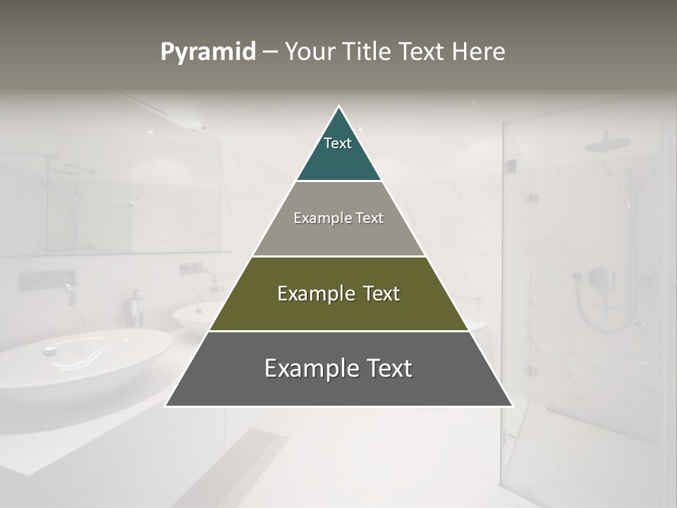 Room Flat Furniture PowerPoint Template