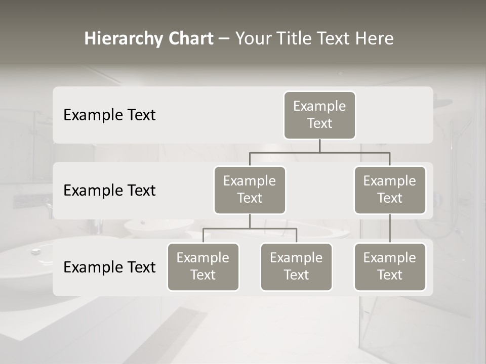 Room Flat Furniture PowerPoint Template