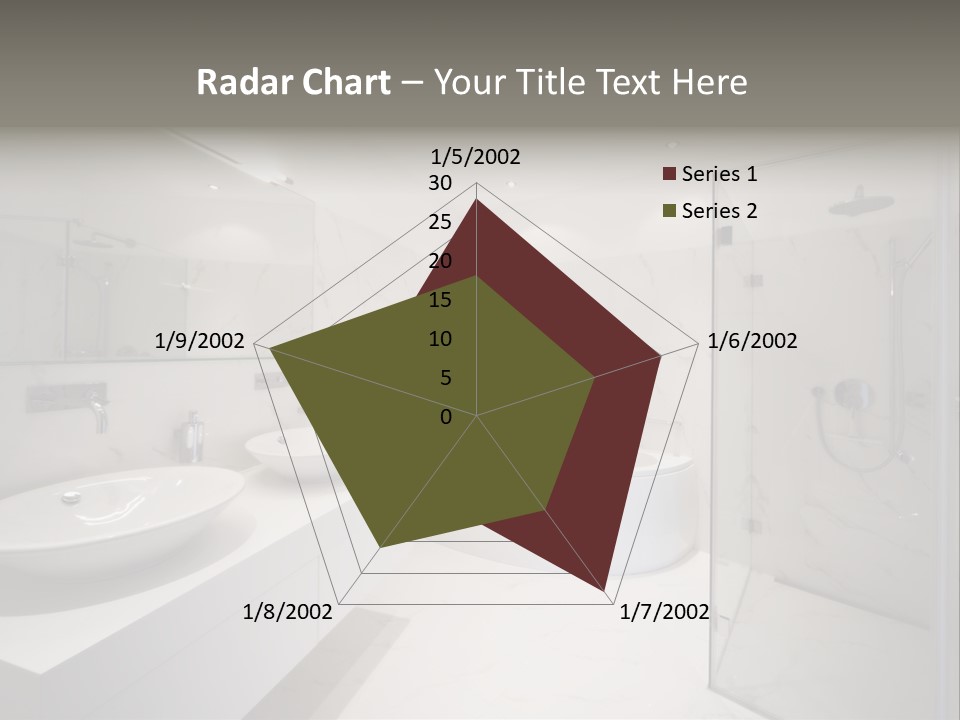 Room Flat Furniture PowerPoint Template