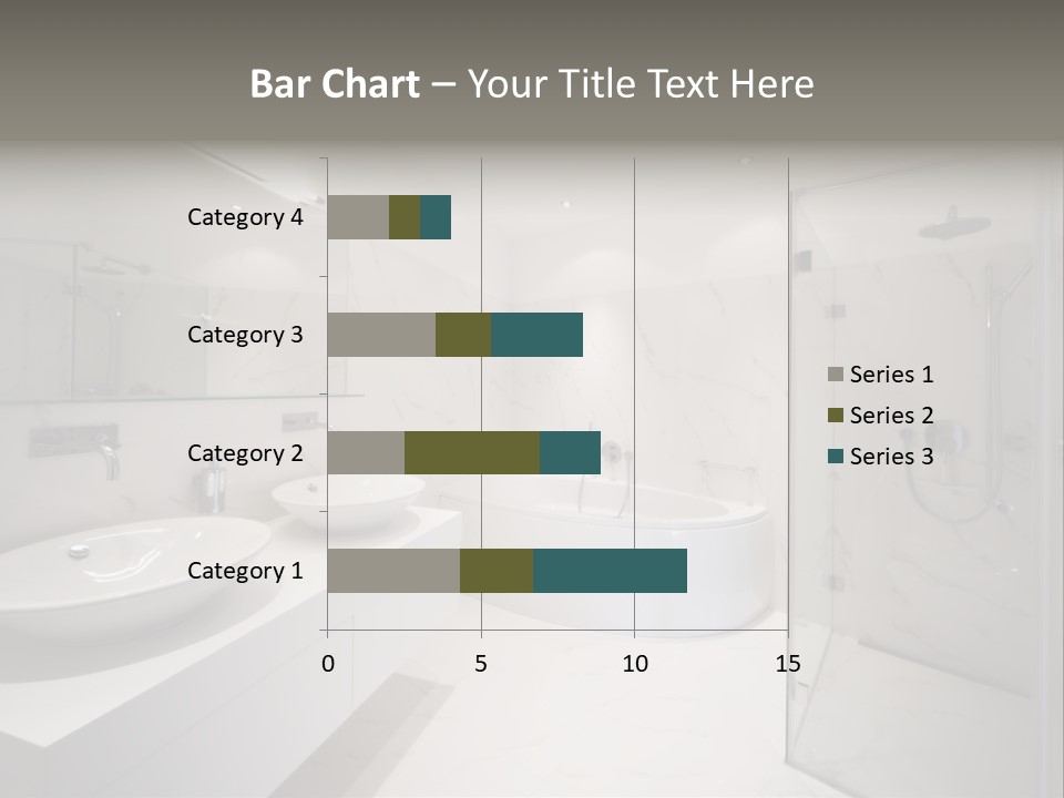 Room Flat Furniture PowerPoint Template
