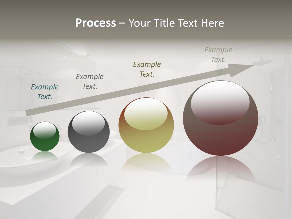 Room Flat Furniture PowerPoint Template