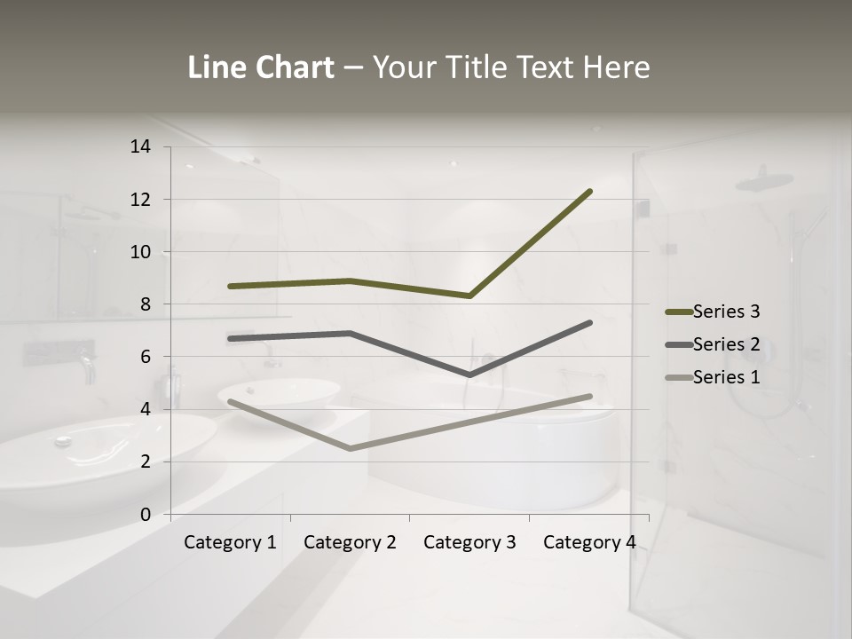 Room Flat Furniture PowerPoint Template