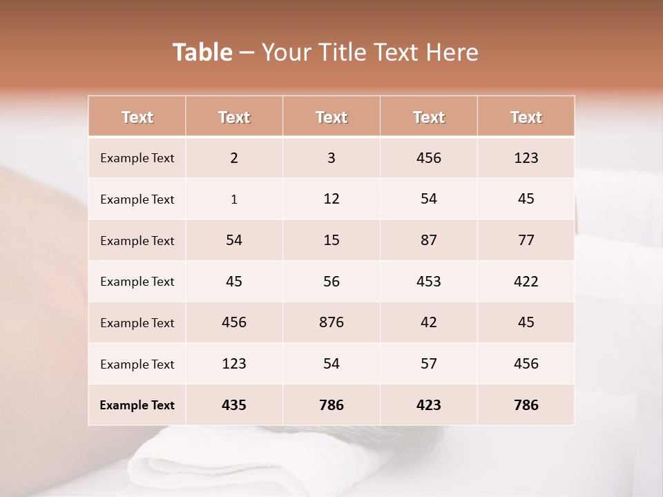 Years Resting Laid PowerPoint Template