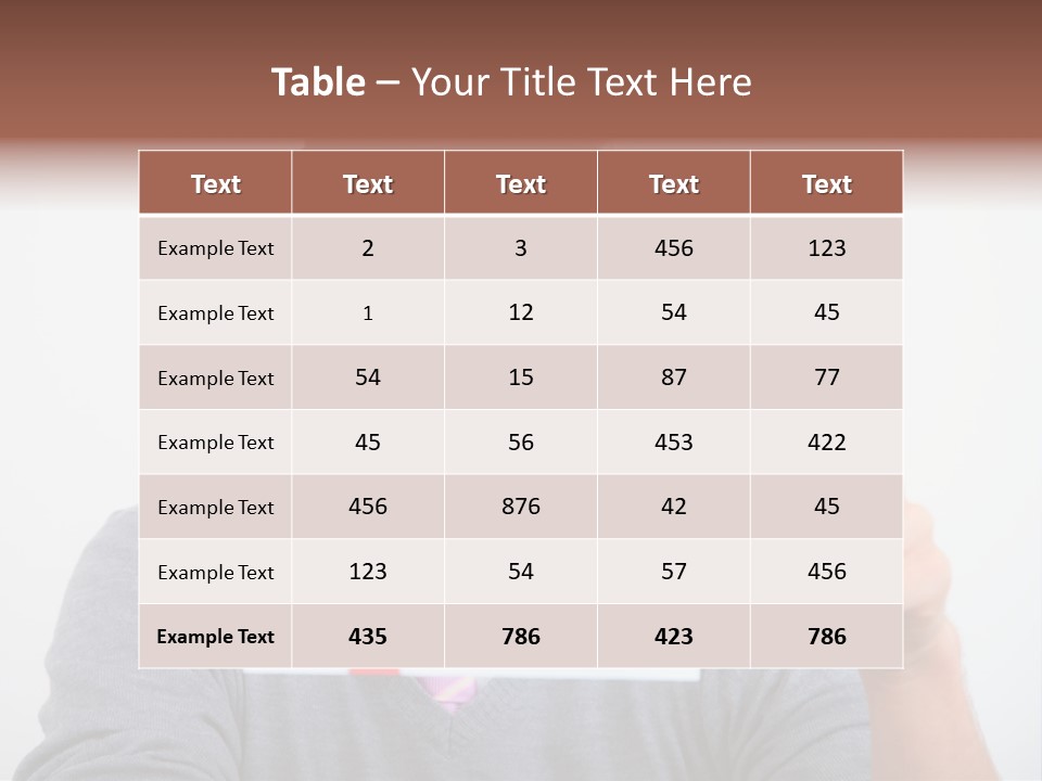 Good Right Thumb PowerPoint Template