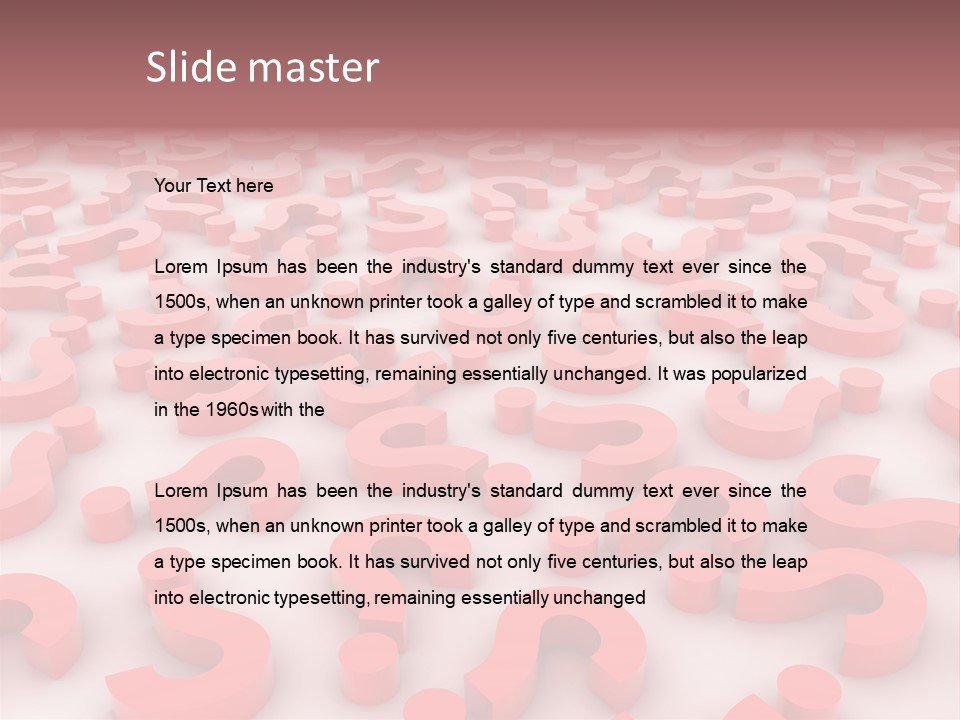 River Scenic Icon PowerPoint Template