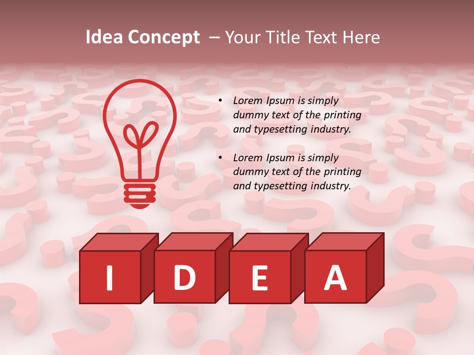 River Scenic Icon PowerPoint Template