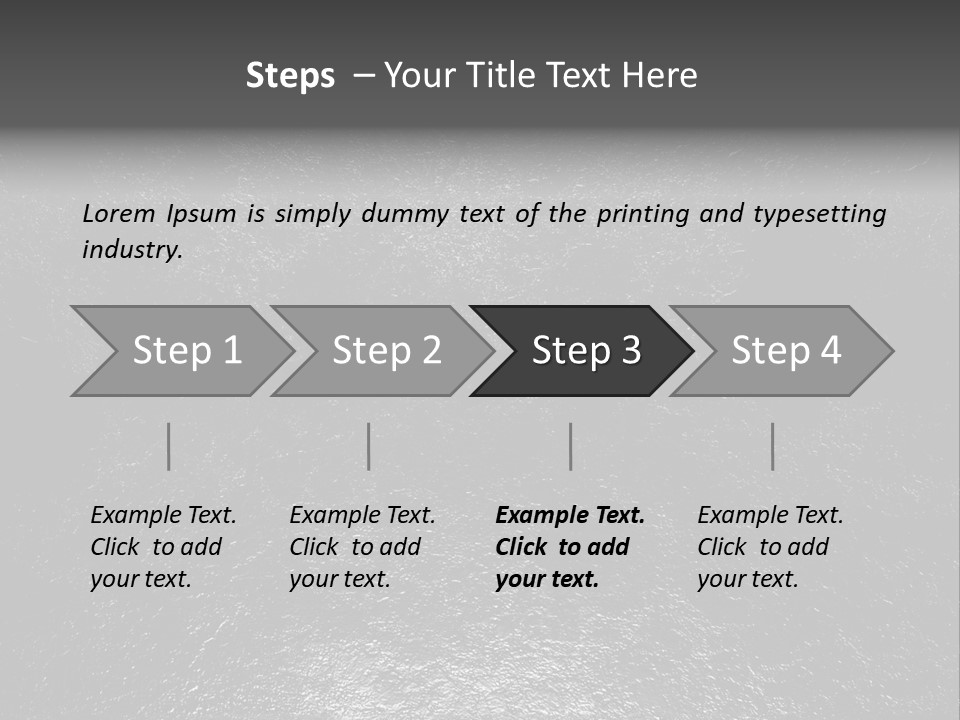 Machinery Shiny Steel PowerPoint Template