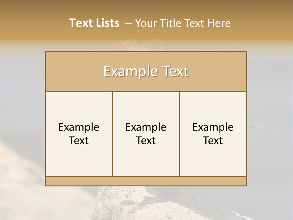 Species Mediterranean Birdwatching PowerPoint Template