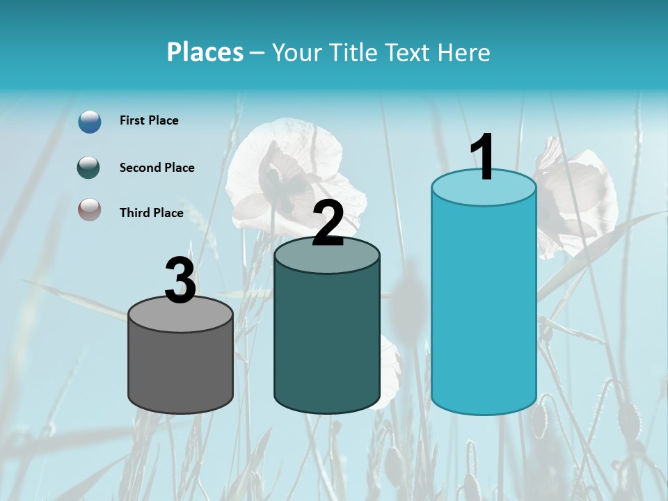 Green Background Botanical PowerPoint Template