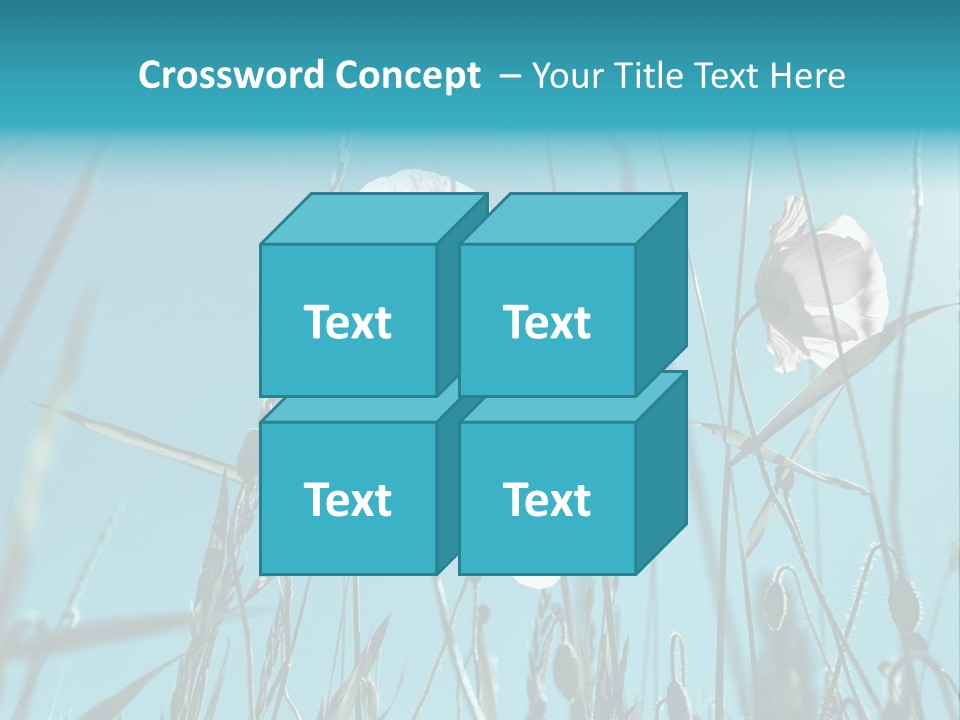 Green Background Botanical PowerPoint Template