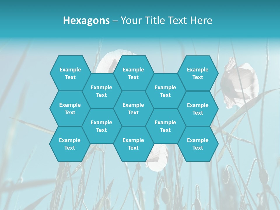 Green Background Botanical PowerPoint Template