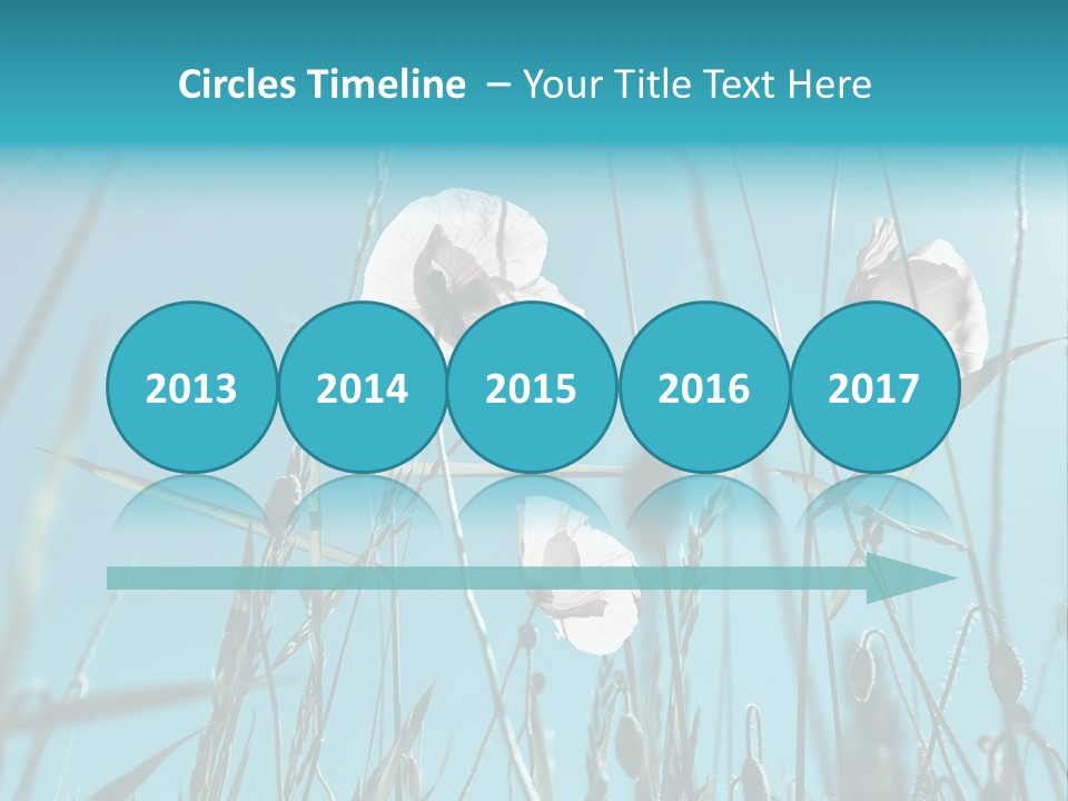 Green Background Botanical PowerPoint Template