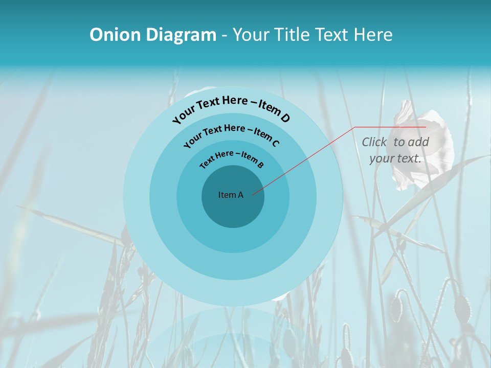 Green Background Botanical PowerPoint Template