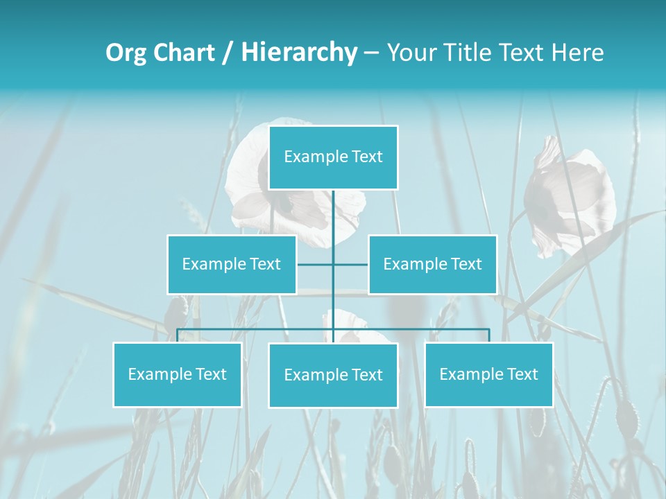 Green Background Botanical PowerPoint Template