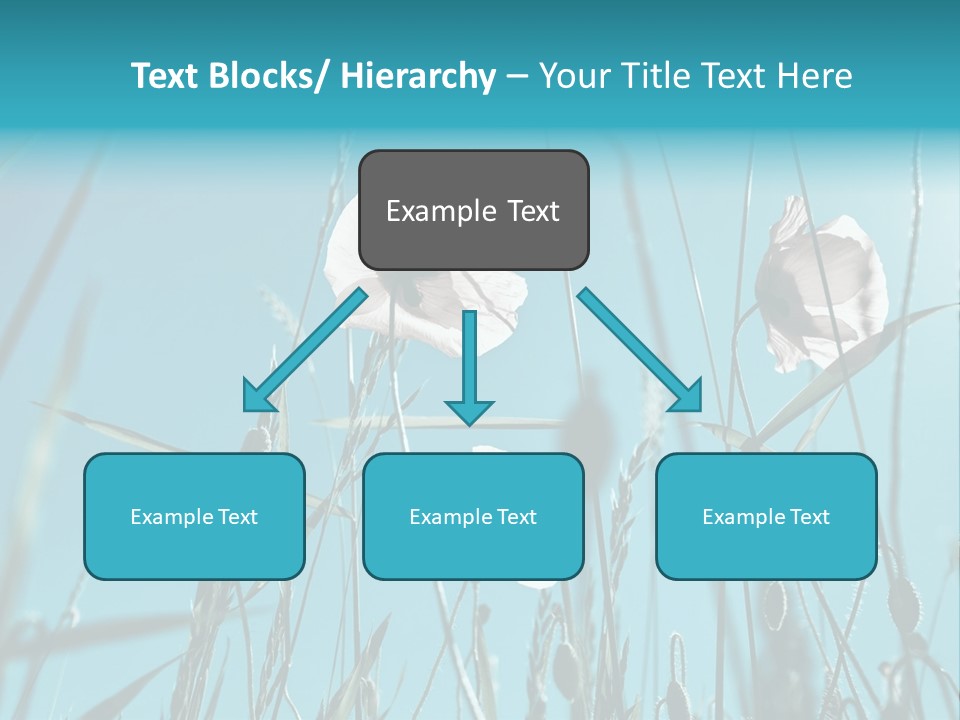Green Background Botanical PowerPoint Template