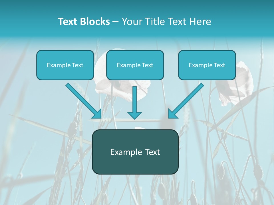 Green Background Botanical PowerPoint Template
