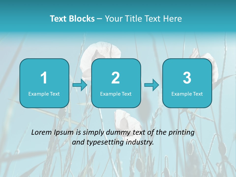 Green Background Botanical PowerPoint Template