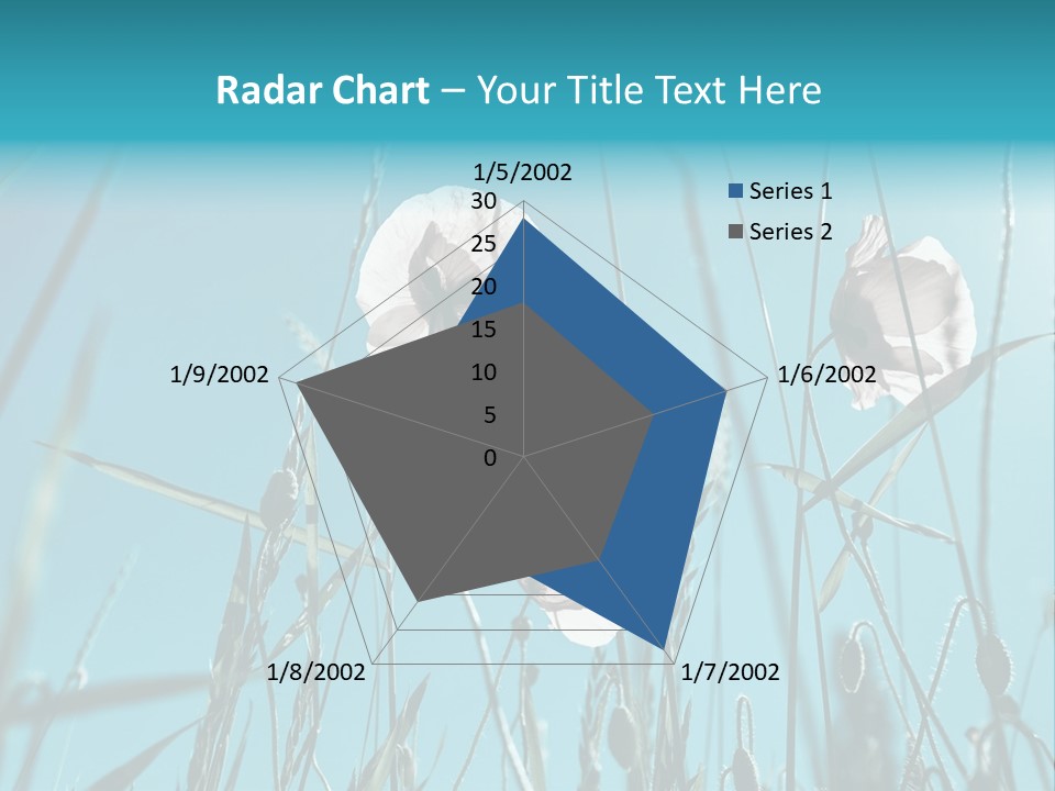 Green Background Botanical PowerPoint Template