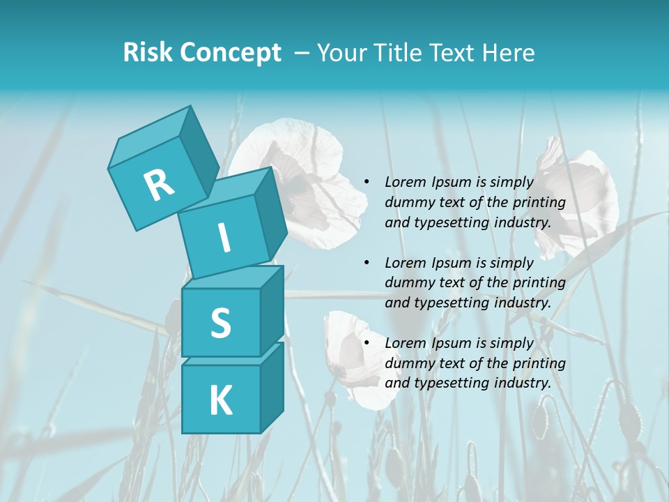 Green Background Botanical PowerPoint Template