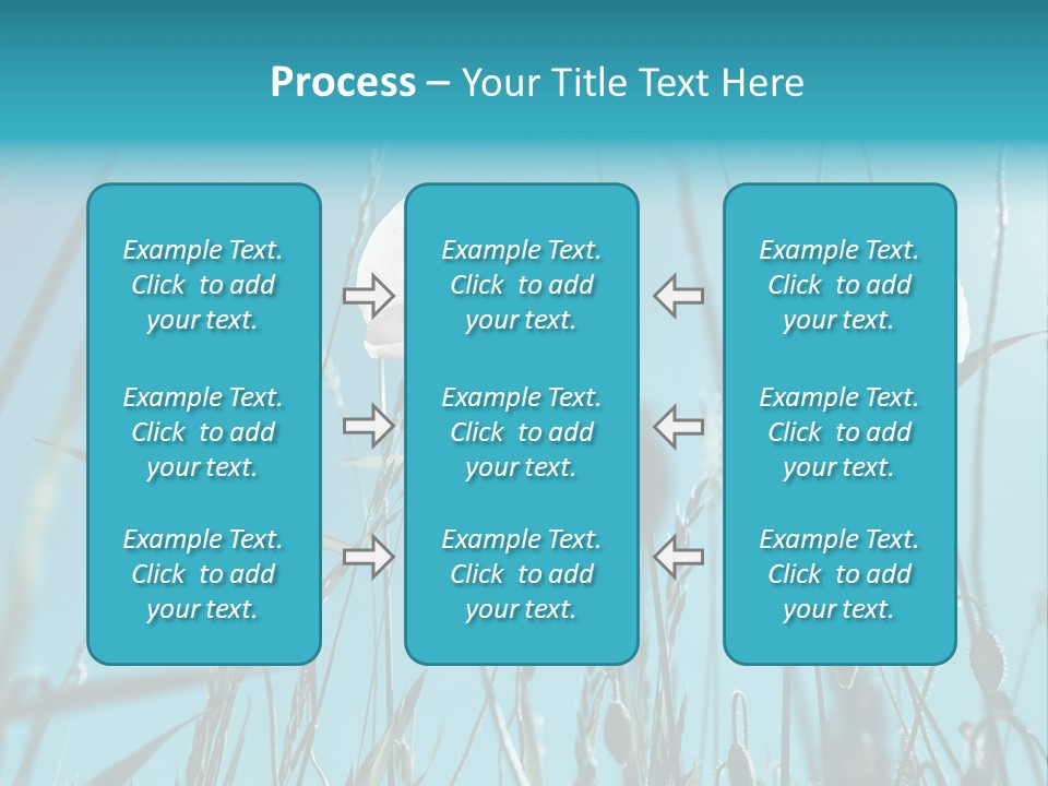 Green Background Botanical PowerPoint Template