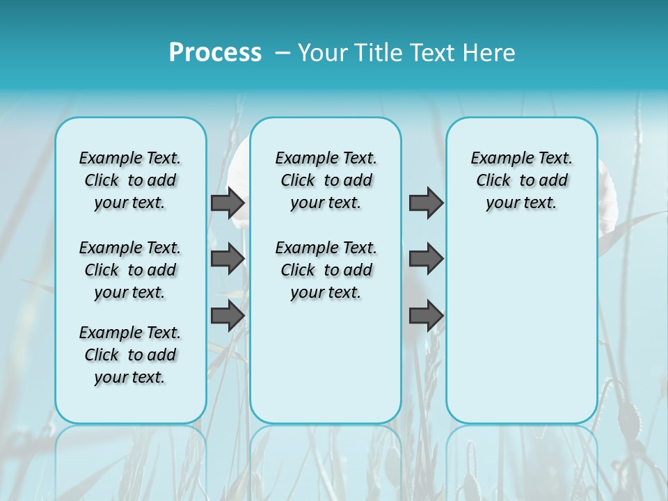 Green Background Botanical PowerPoint Template