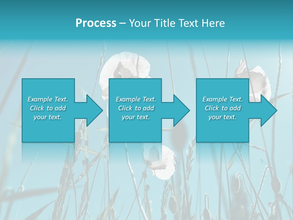 Green Background Botanical PowerPoint Template