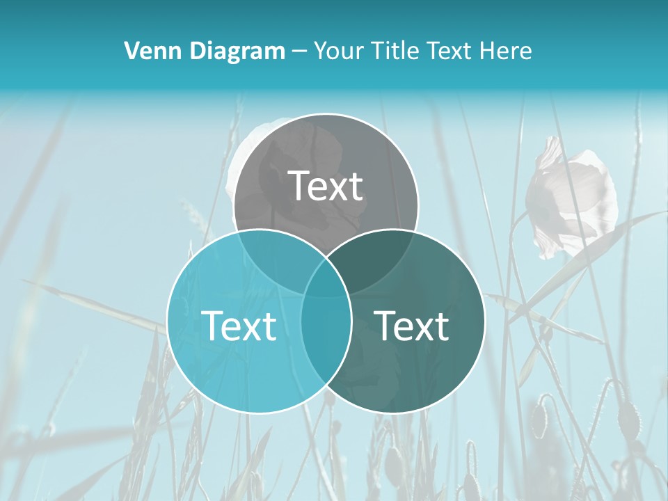 Green Background Botanical PowerPoint Template