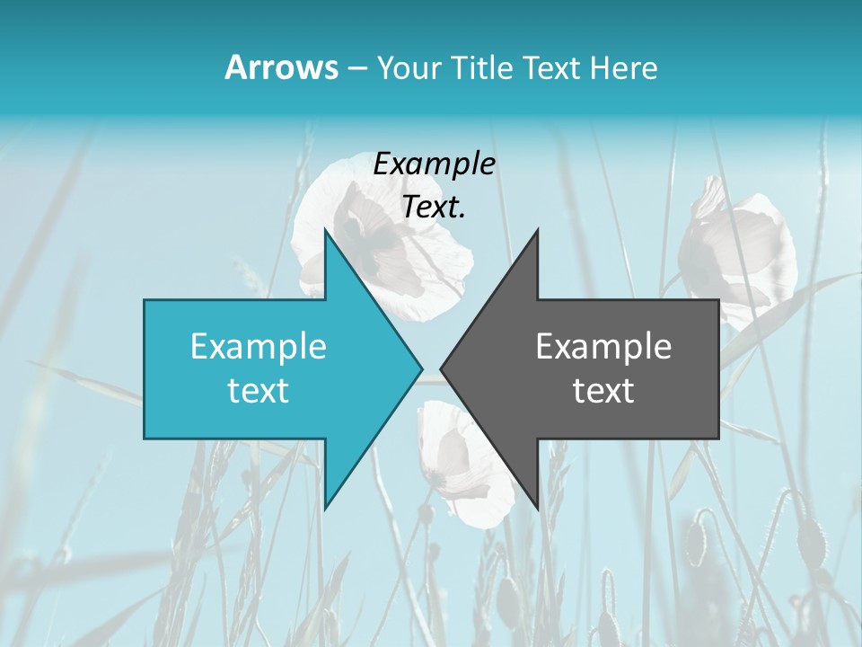 Green Background Botanical PowerPoint Template