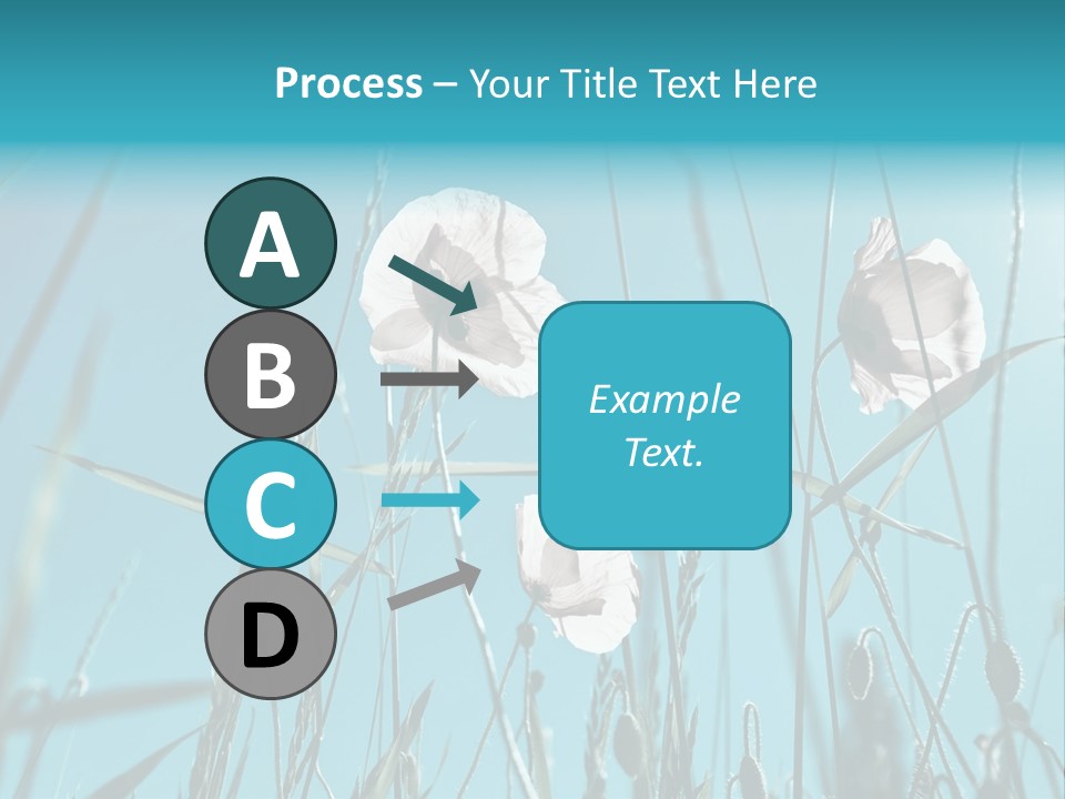 Green Background Botanical PowerPoint Template