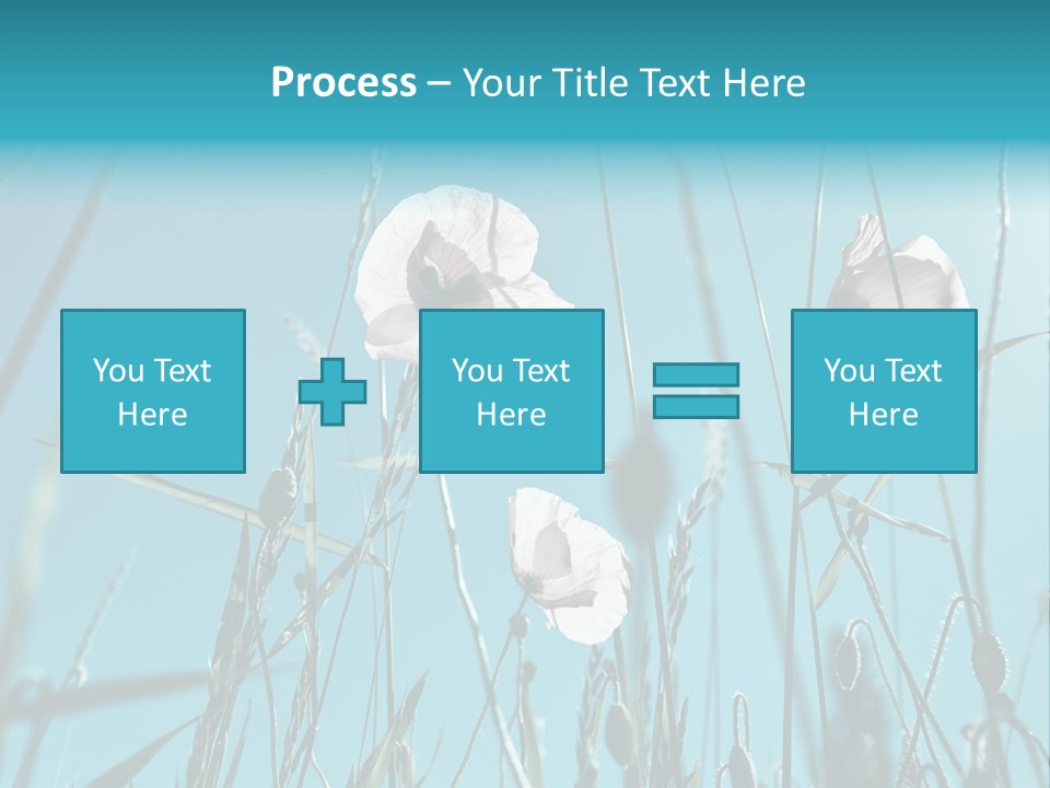 Green Background Botanical PowerPoint Template