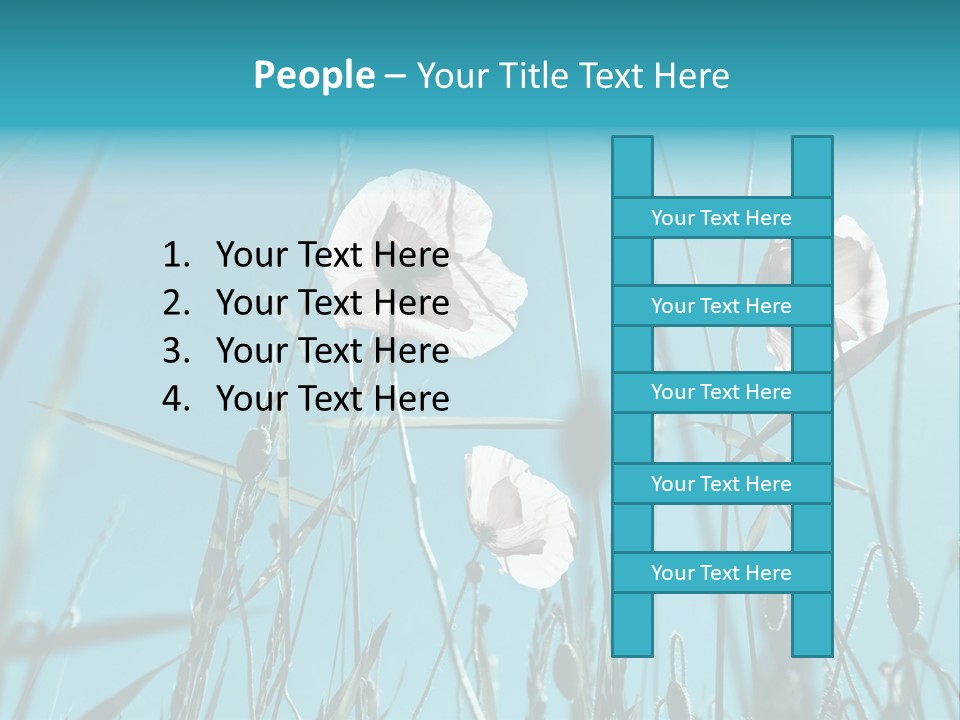 Green Background Botanical PowerPoint Template