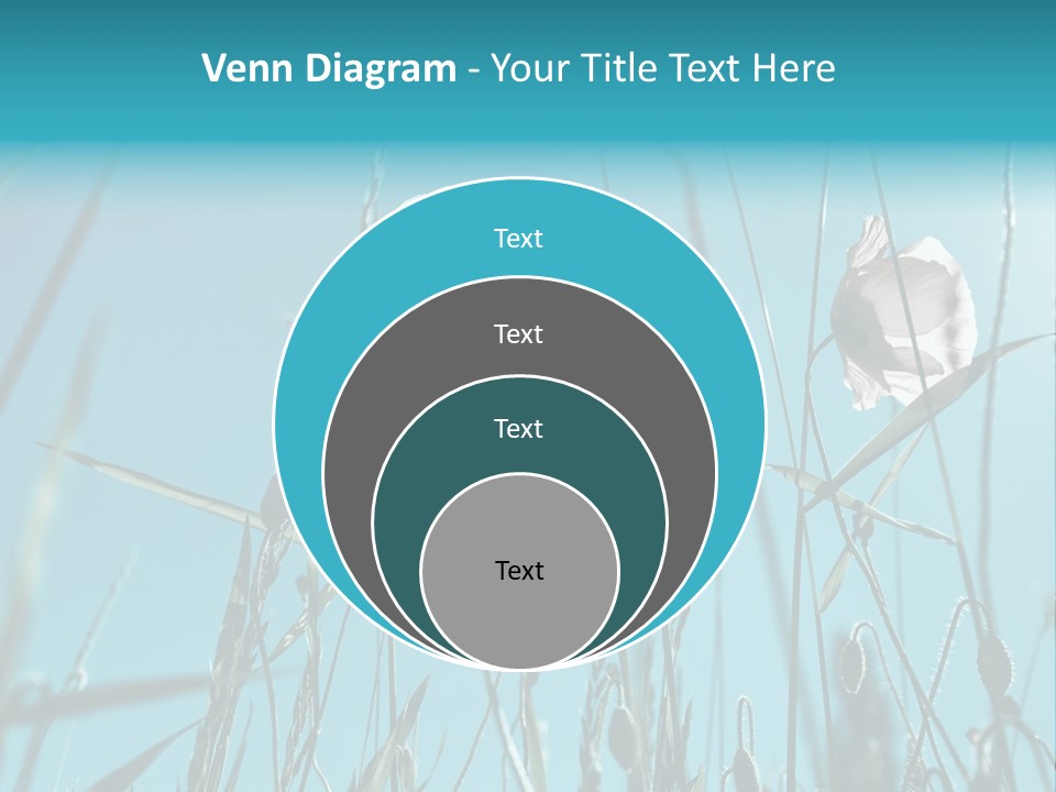 Green Background Botanical PowerPoint Template