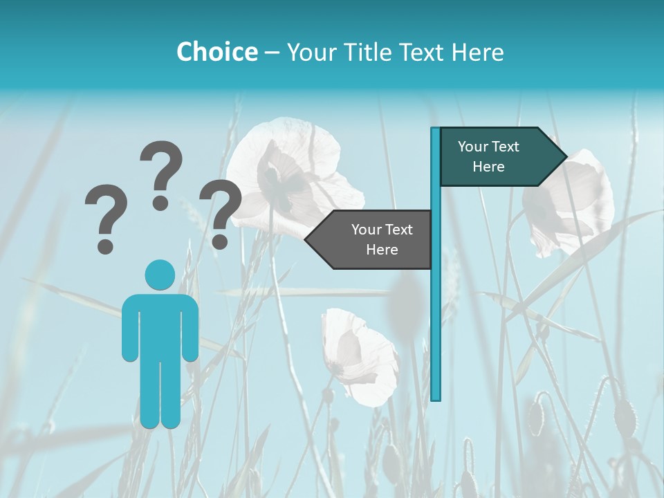 Green Background Botanical PowerPoint Template