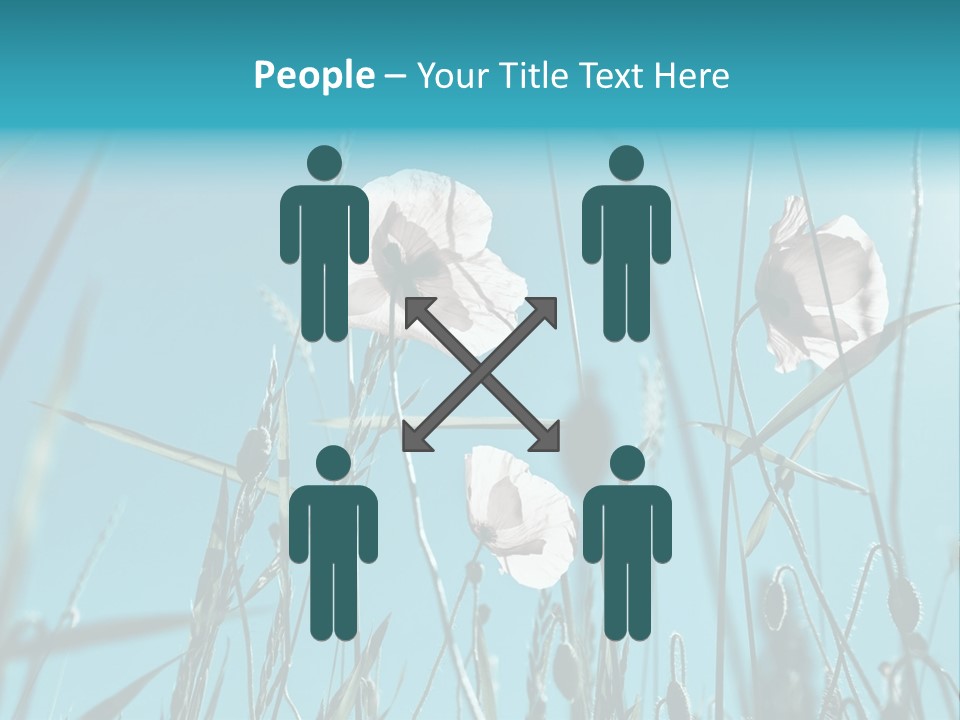 Green Background Botanical PowerPoint Template