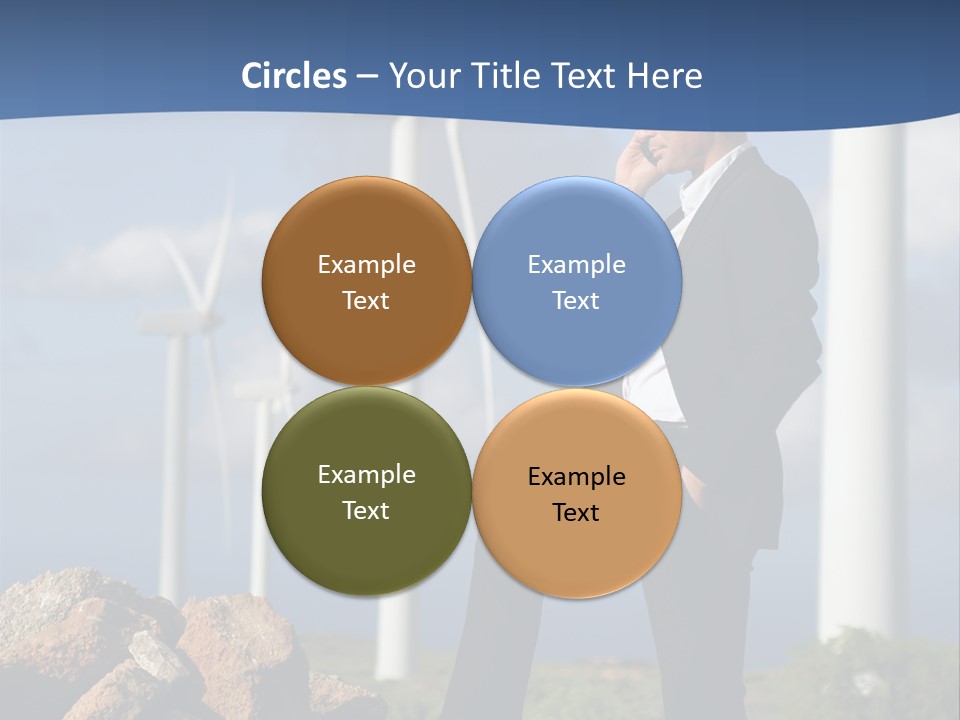 Telephone Propeller Outdoors PowerPoint Template