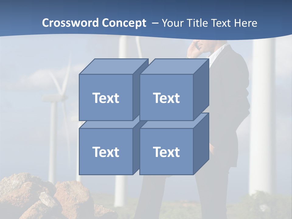 Telephone Propeller Outdoors PowerPoint Template