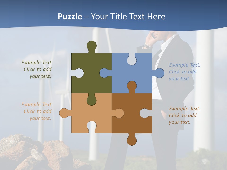 Telephone Propeller Outdoors PowerPoint Template