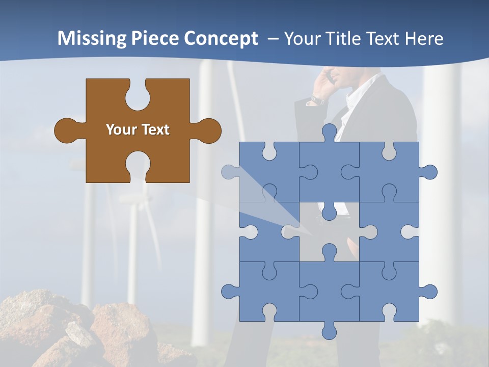 Telephone Propeller Outdoors PowerPoint Template